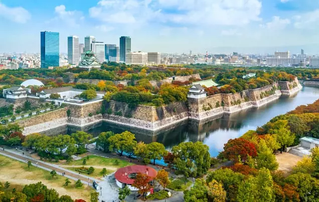 Days 1-2: Fly Australia to Osaka