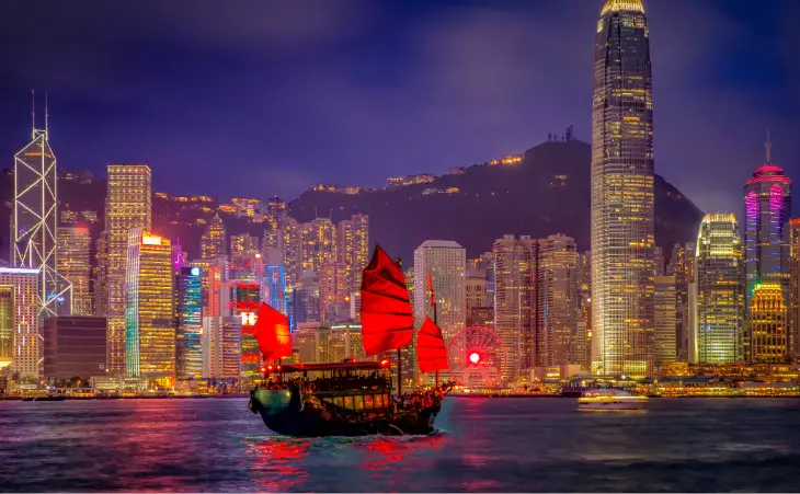 New Year's Eve on Victoria Harbour