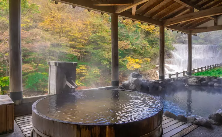 Bathe in an Onsen