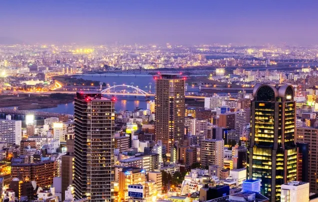 DAYS 1-2: Fly Overnight To Osaka