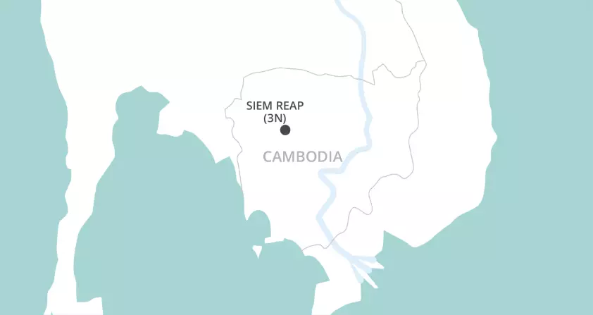 Angkor Wat Short Stay map