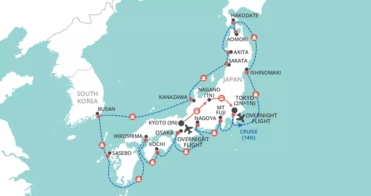 In Depth Japan map