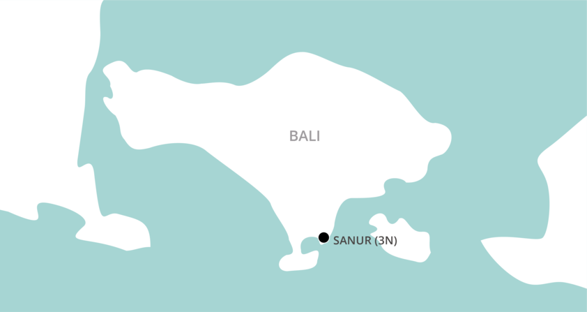 Bali Explorer Short Stay map