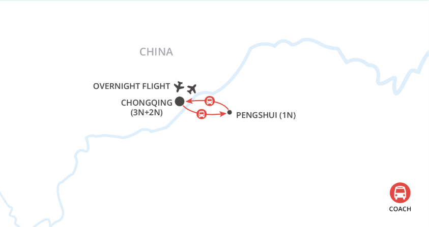 China Wellness & Wisdom Retreat map