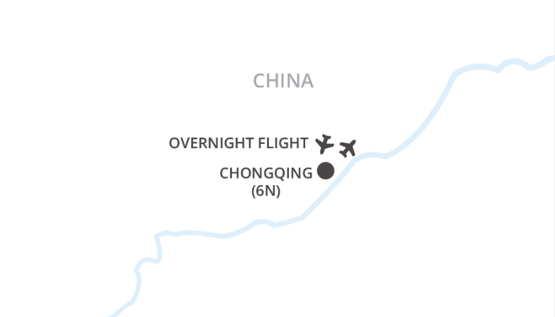 Chongqing: China's City of Tomorrow map