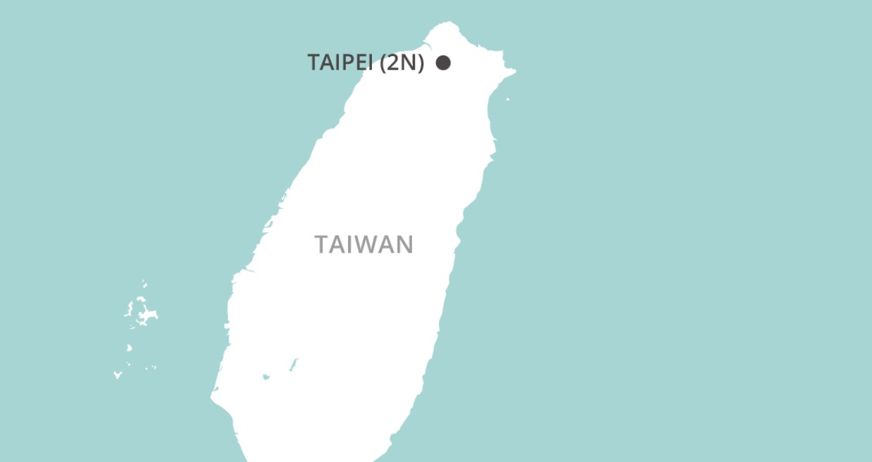 Taipei Stopover map