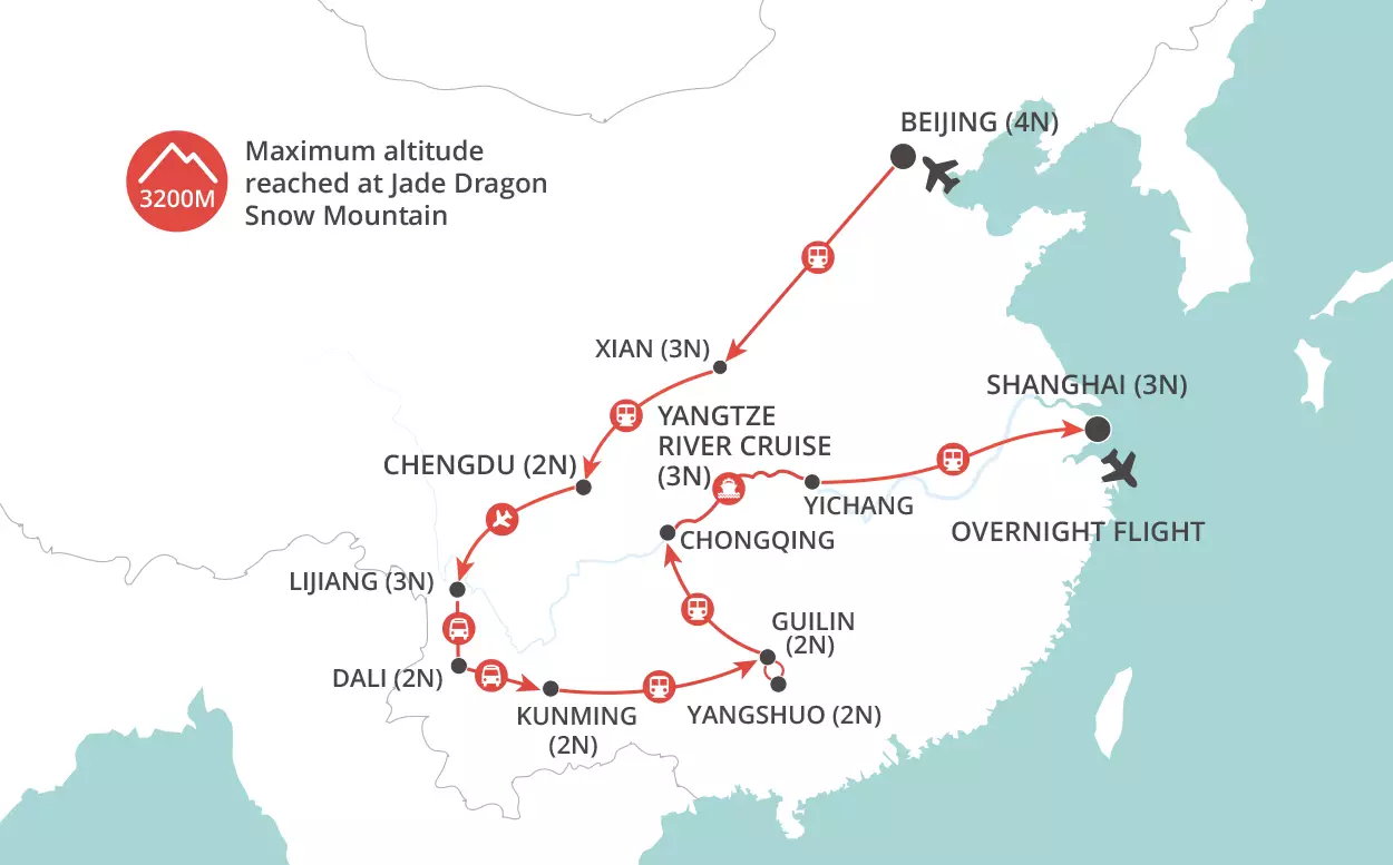 China: The Big One map